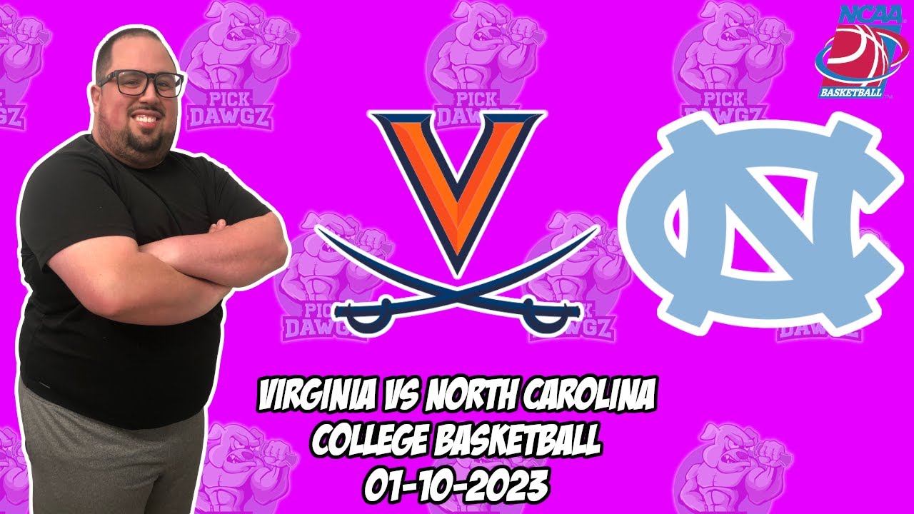 Virginia vs North Carolina 1/10/23 College Basketball Free Pick CBB Betting Tips YouTube