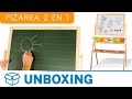 Unboxing pizarra de madera 2 en 1 woomax colors  colorbaby