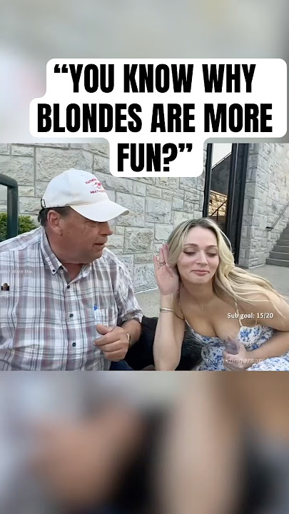 Blonde Girl Stereotype Fulfilled 💁🏼‍♀️🧠