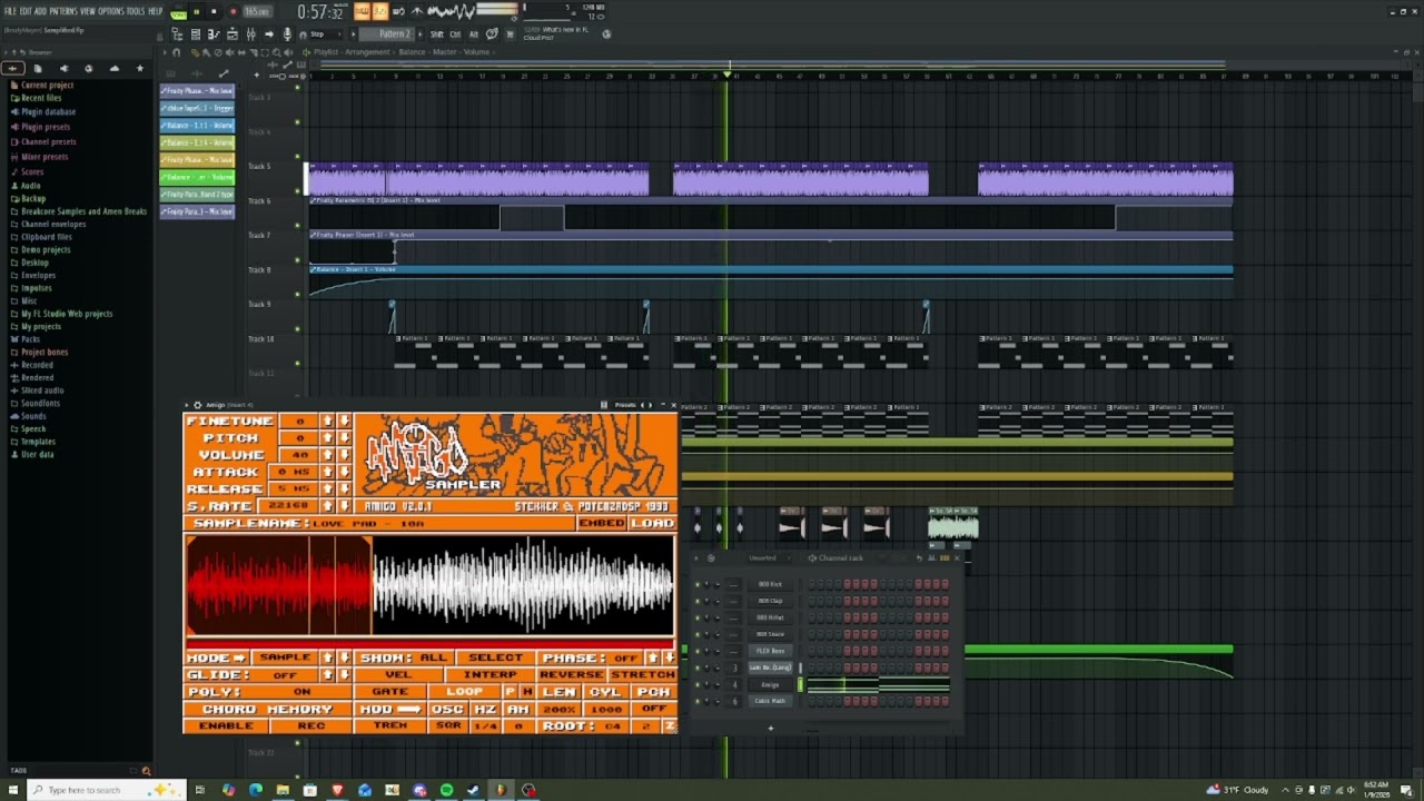 FL Studio Amigo Test