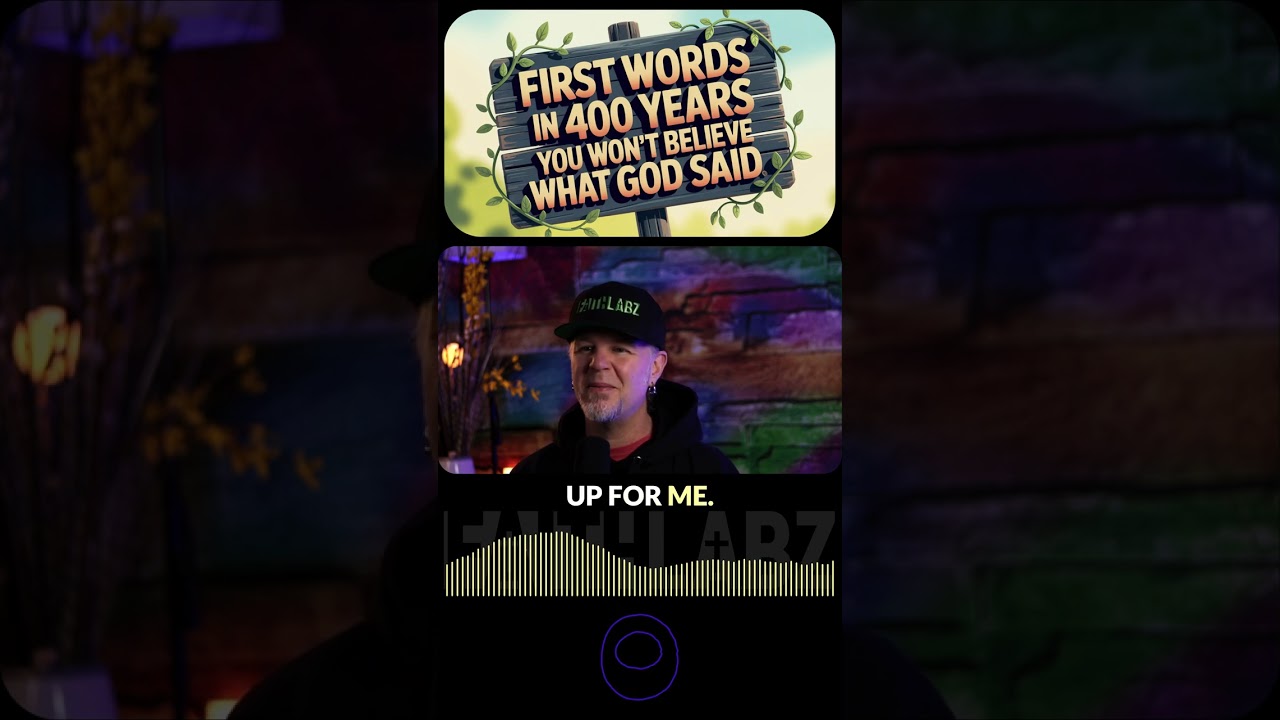 The First Words God Spoke After 400 Years of Silence Will Shock You