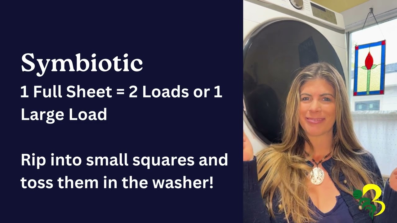 Plastic Free Laundry Detergent by Symbiotic. Free Shipping 