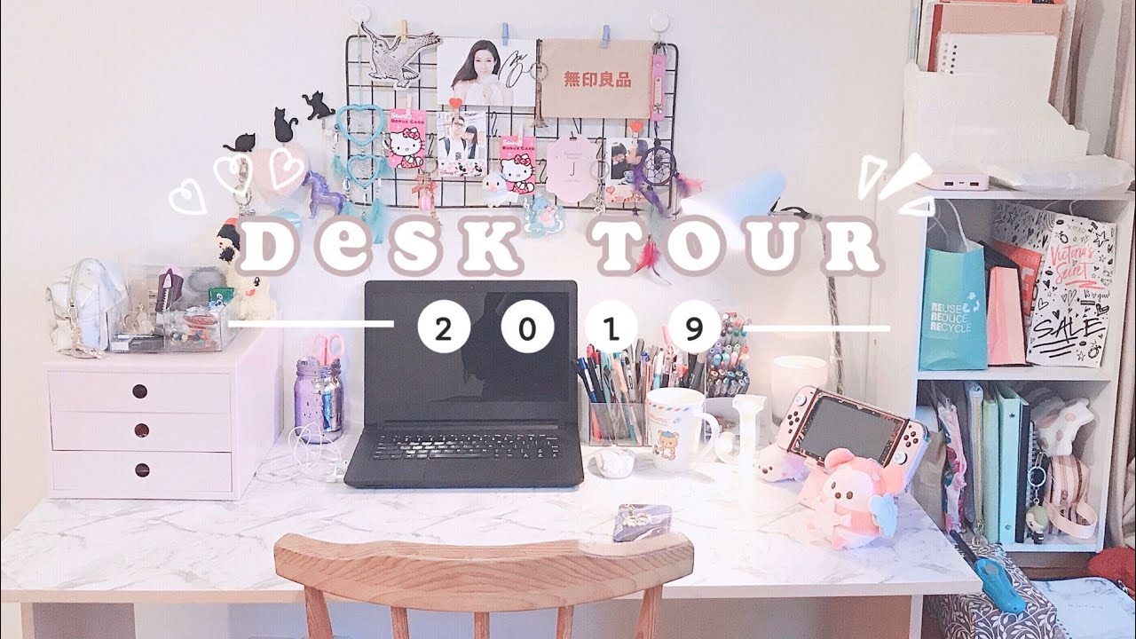 Desk Tour ♡ How I organise my stationery ˖° YouTube