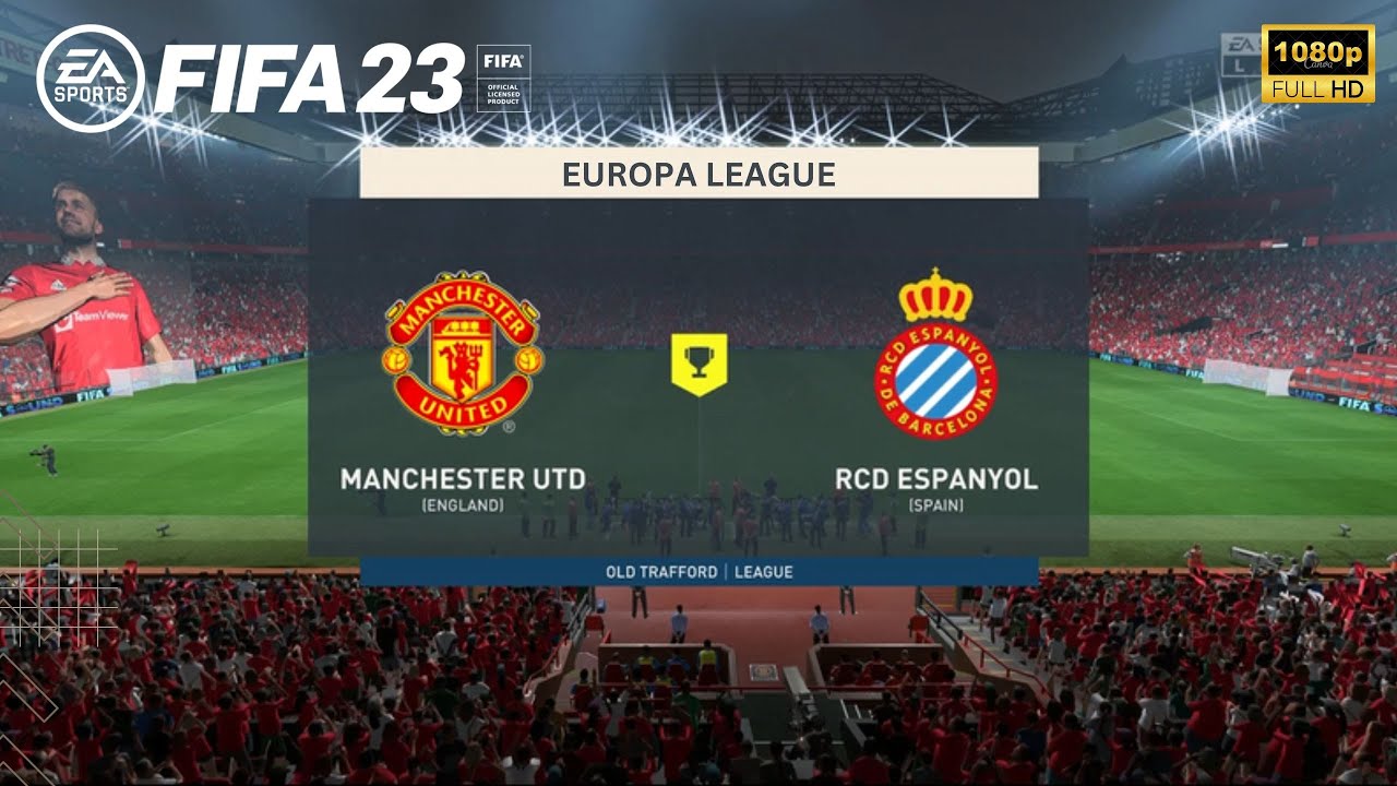 FIFA 23 | Manchester United vs Espanyol Ft, Martial Vs Joselu ,| EUROPA LEAGUE 22/23 | Gameplay