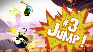 Rayman Origins - 10 Ways To Bubble Gameplay Trailer - Hd