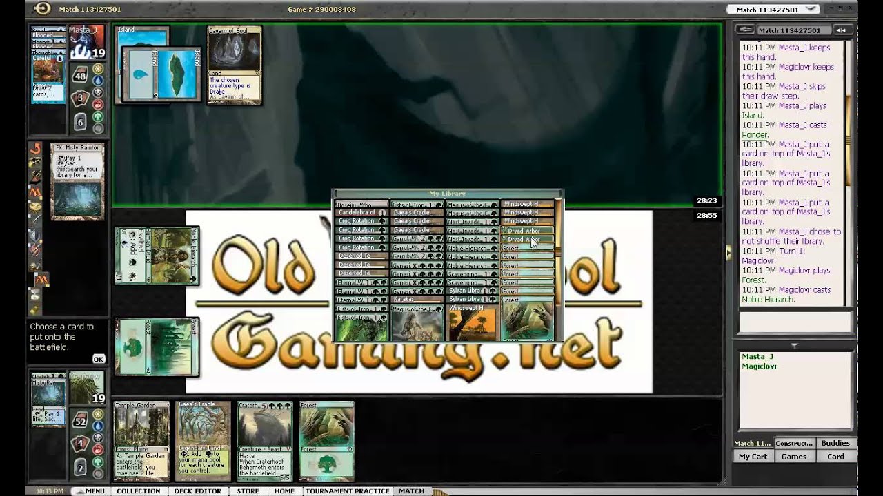 MTGO Legacy Genesis Wave vs UW unknown