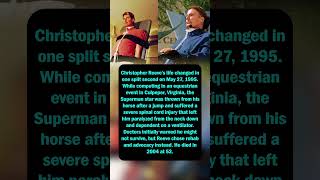Christopher Reeve’s Life Changing Fall