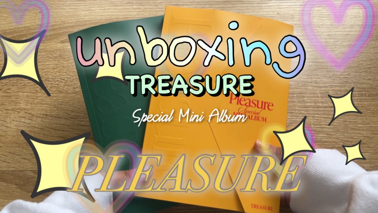 {UNBOXING} TREASURE’s Special Mini Album ‘ PLEASURE ‘  (makestar pob)
