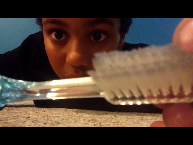2 minute Asmr #4 (pocket toothbrush)