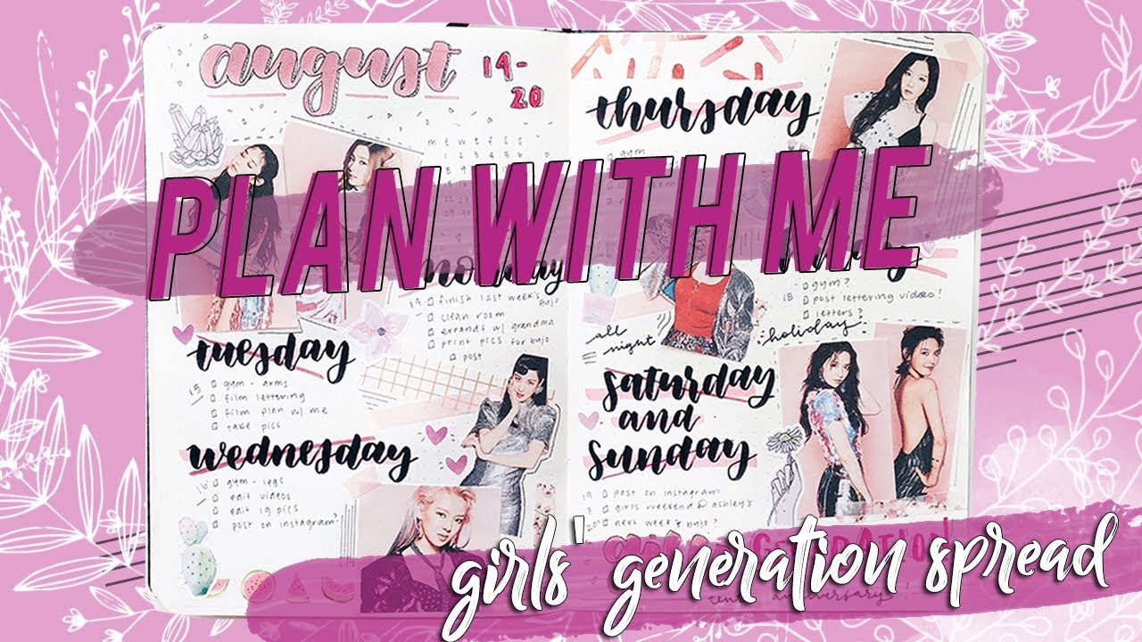 Plan With Me - Girls' Generation Holiday Spread | cllalagram