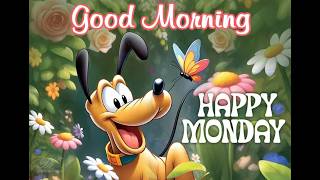Happy Monday Wishes ☀️ Cartoon Good Morning Greetings to Start Your Week