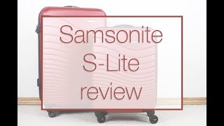 Samsonite S Lite hardsided luggage set blogger review