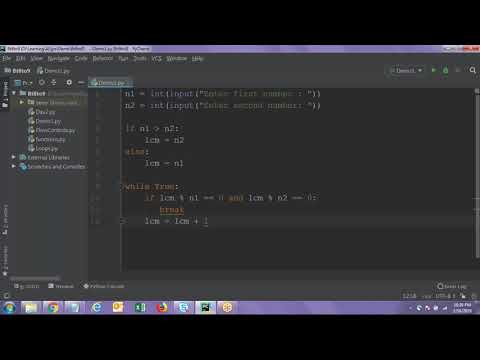 #JPSTECHNO: Python -  LCM of two given numbers Program