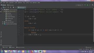 #JPSTECHNO: Python -  LCM of two given numbers Program