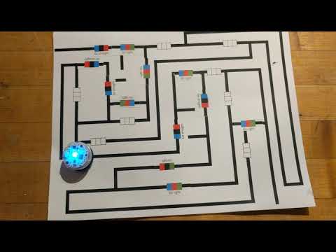 Robot Mazes for use with Ozobots - October Coding Activities for Fall