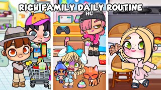 Rich Family in Avatar World | Daily Routine | Toca Boca | Toca Life Story