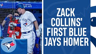 Zack Collins Hits His First Blue Jays Homer And Wears The Jacket