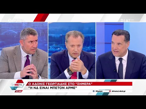 Ο Υπουργός Υγείας, Άδωνις Γεωργιάδης, καλεσμένος στο "Σήμερα"| 24/11/2025