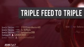 Triple feed to quad feed (triple collat)