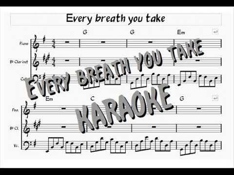 Every breath you take KARAOKE