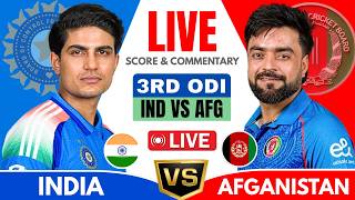 LIVE | INDIA VS AFGHANISTAN 3RD ODI LIVE SCORE &amp; COMMENTARY | IND VS AFG LIVE  MATCHTODAY