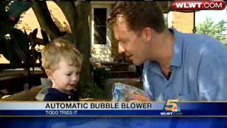 Todd Tries It: The Automatic Bubble Blower