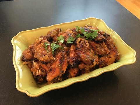 Spicy Mango Chutney Chicken Wings
