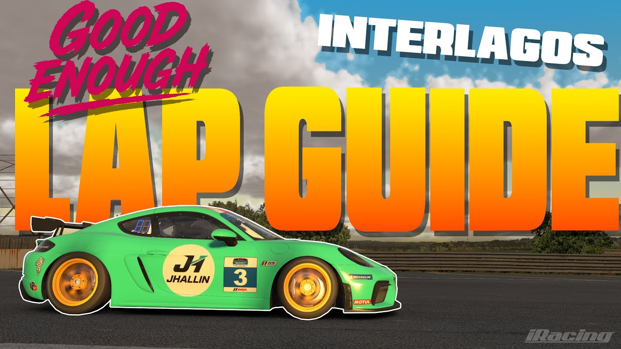 Porsche Cayman GT4 на выставке Интерлагос | Руководство по кругу iRacing достаточно хорошо