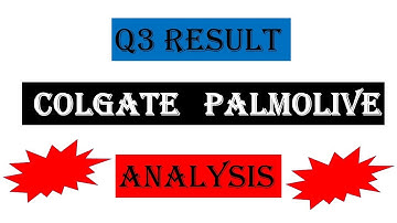 Colgate Palmolive Q3 Results Analysis