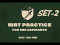 🪖 SSB WAT Practice Set-2 | Word Association Test | Practice & Improve Your Psychology Test Skills