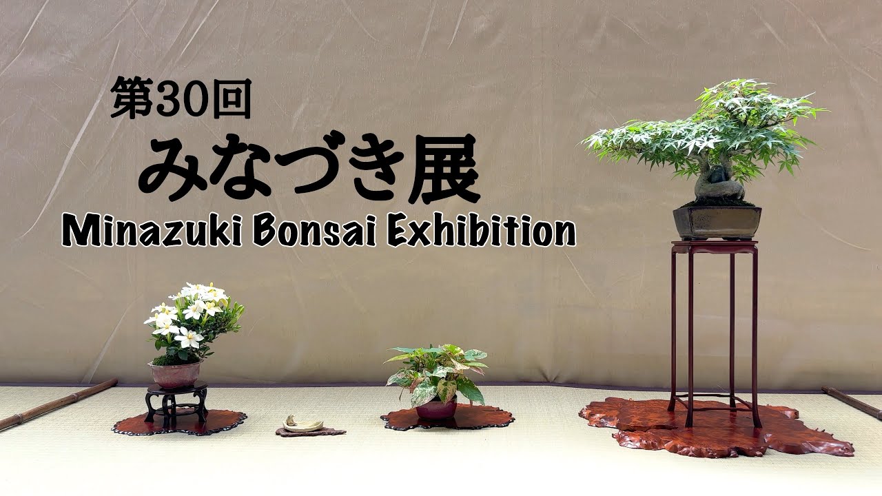 盆栽展-(神奈川) - YouTube