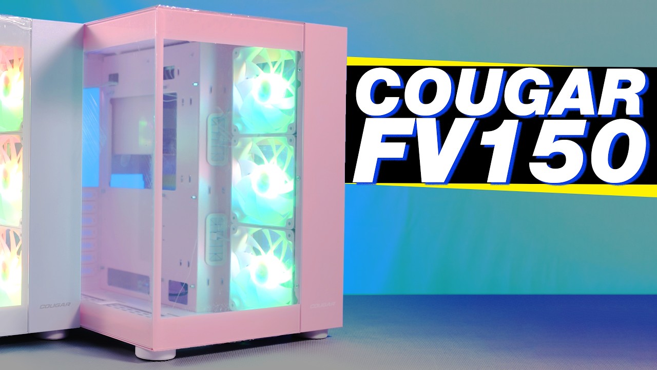 Review of the Cougar FV150 Pink/White PC case - Root-Nation.com