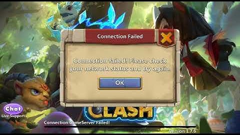 Castle Clash Connection problem