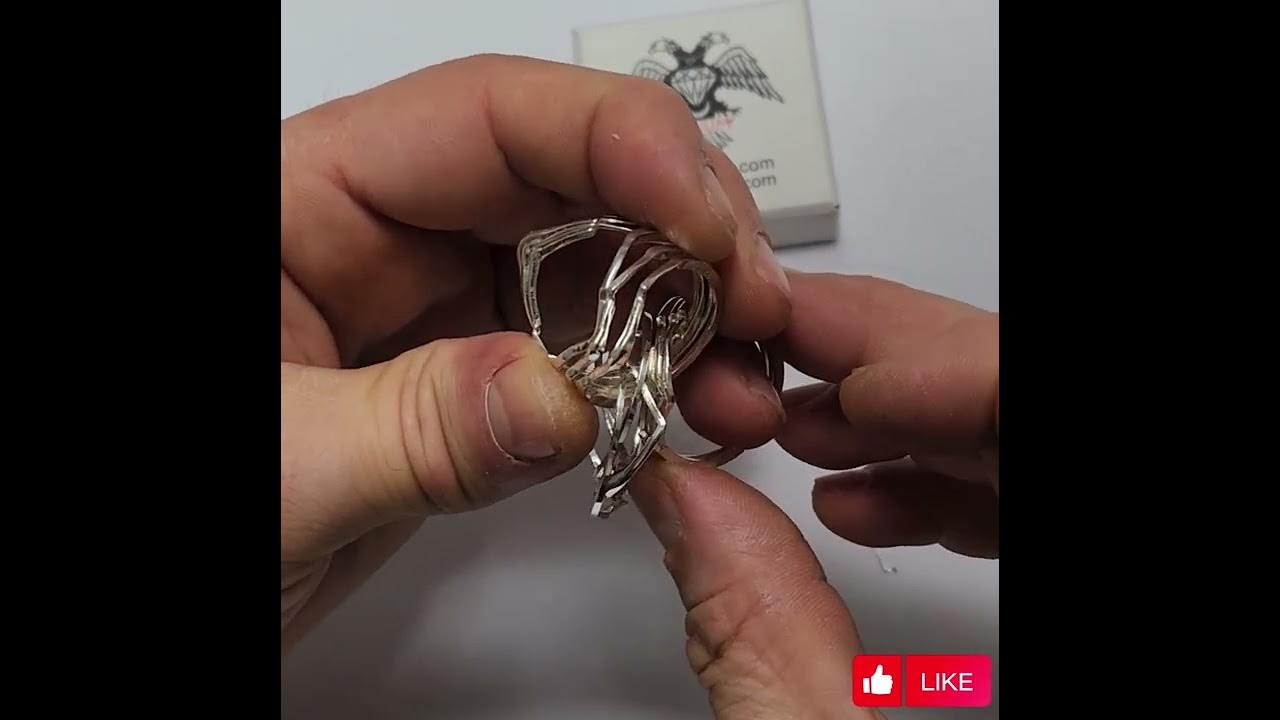 12 band classical Turkish puzzle ring assembling ring YouTube