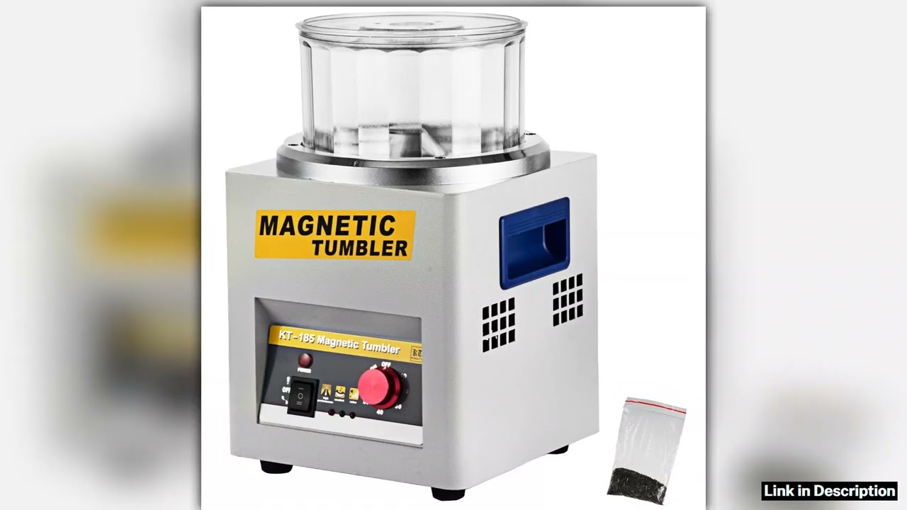 SucceBuy KT185 Magnetic Tumbler Jewelry Polisher Mini Metal Finisher Finishing Machine 110V220V
