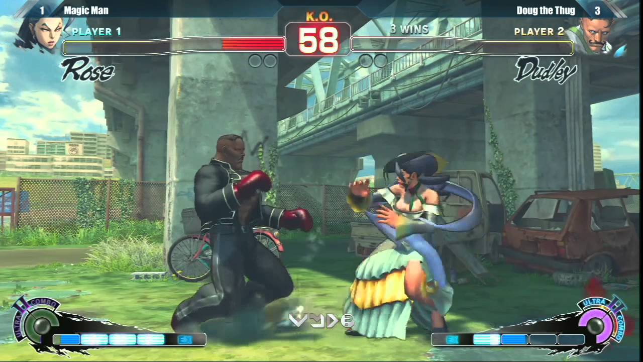 USF4: Doug The Thug vs Magic Man - FT5 - Why Me Dojo?