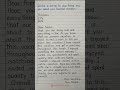 Letter to your friend, how you spend your Summer Holiday #lettertofriend #letterwriting #writtenform