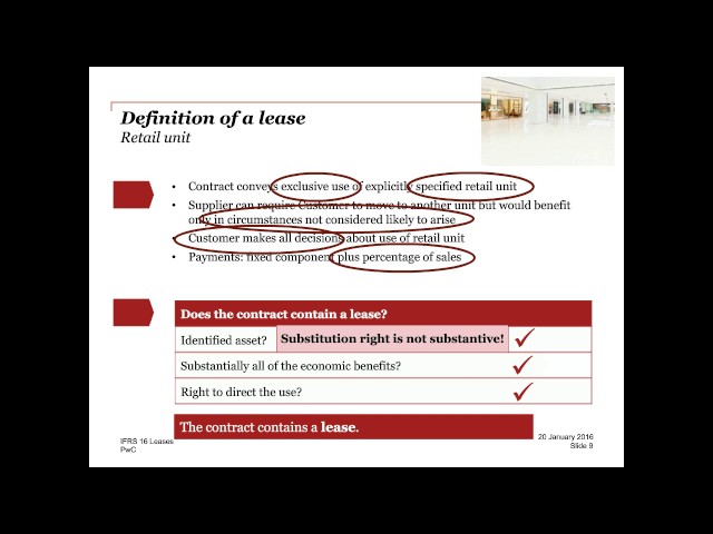 IFRS 16 'Leases' what you need to know - PwC webcast (January 2016)