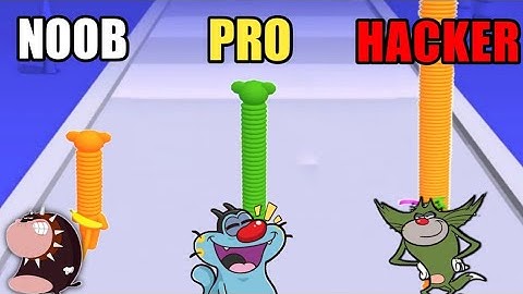 NOOB vs PRO vs HACKER 😱 in Long Neck Run | With Oggy, Jack, Bob | GAME star PKS Funny Game Video