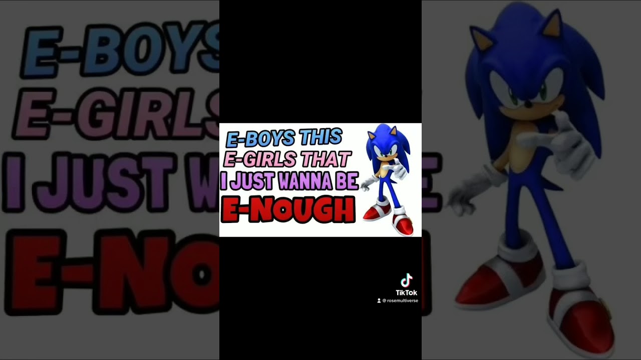 Sonic Just Wants to be Enough 😔 