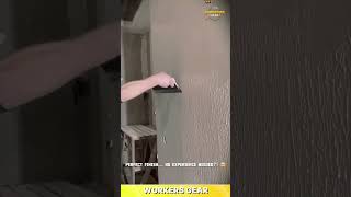 Efficient Wall Texture Trowel for Surface Finishing and Decorative Coating in Indoor Spaces