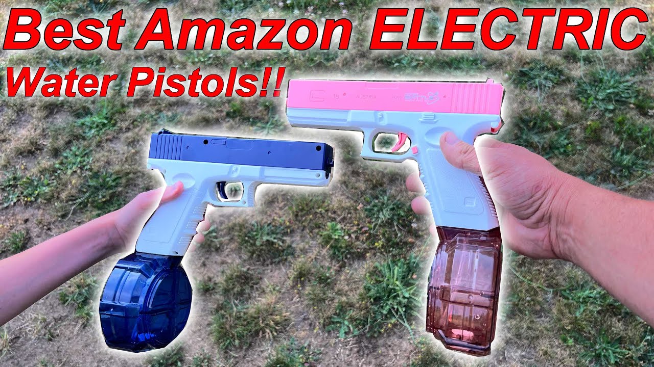 Electric Water Gun Large High Pressure Pistol Children Blaster