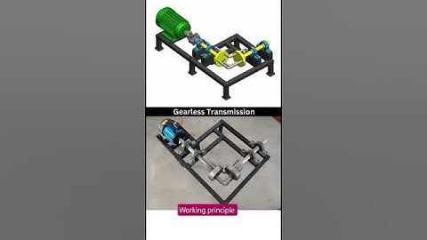 gearless transmission using elbow me system #mechanical #engineering #card #project #3d 🙏