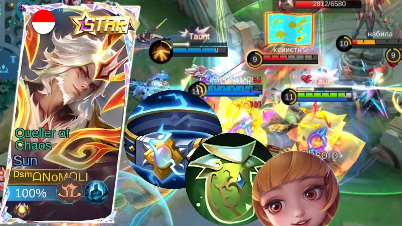 Build SUN Mode Full War || SUN MLBB || SUN GAMEPLAY