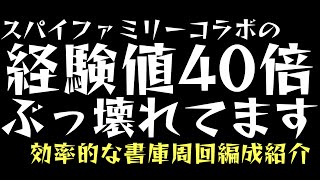 【経験値40倍】このイベントヤバいです。経験値比較や書庫周回クエスト紹介【スパイファミリーコラボ】