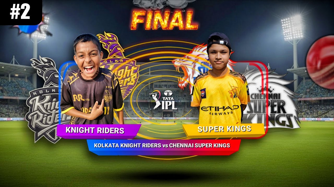 KKR  vs CSK  FINAL MATCH 🔥😱 Kon Banega Champion ? 
