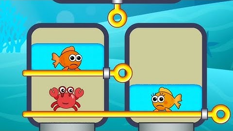 Fish Love Pull The Pin All Level Save The Fish | Fishdom Game