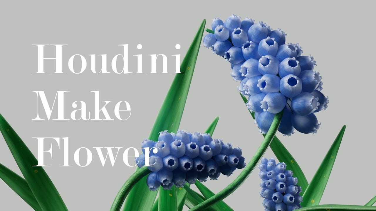 [Houdini tutorial] Using kinefx vellum in Houdini Create a Flower YouTube
