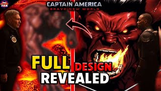 Red Hulk's Frightening Design LEAKED | Captain America 4 Brave New World