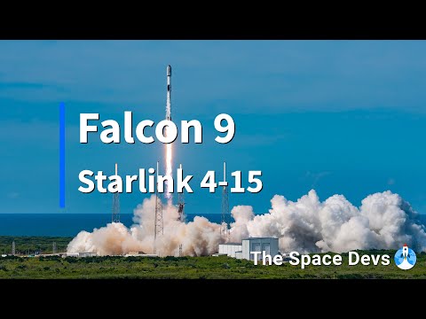 Falcon 9 Starlink 4-15 video artwork